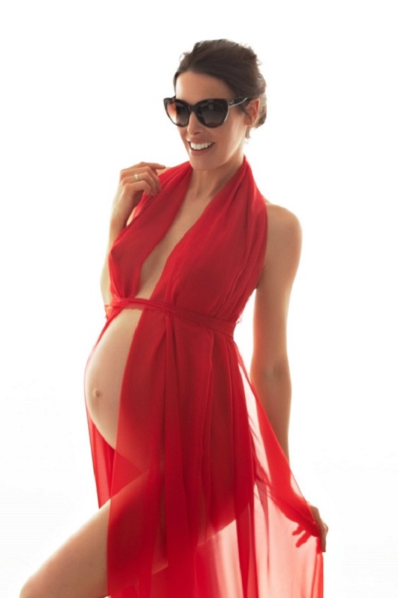 schwangerschaftsfotografie-rot