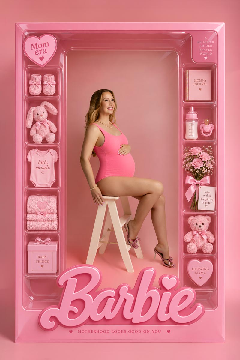 babybauch-fine-art-fotografie-rosa-barbie-muenchen